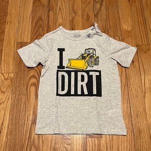 👶Short sleeve construction tee. 4T